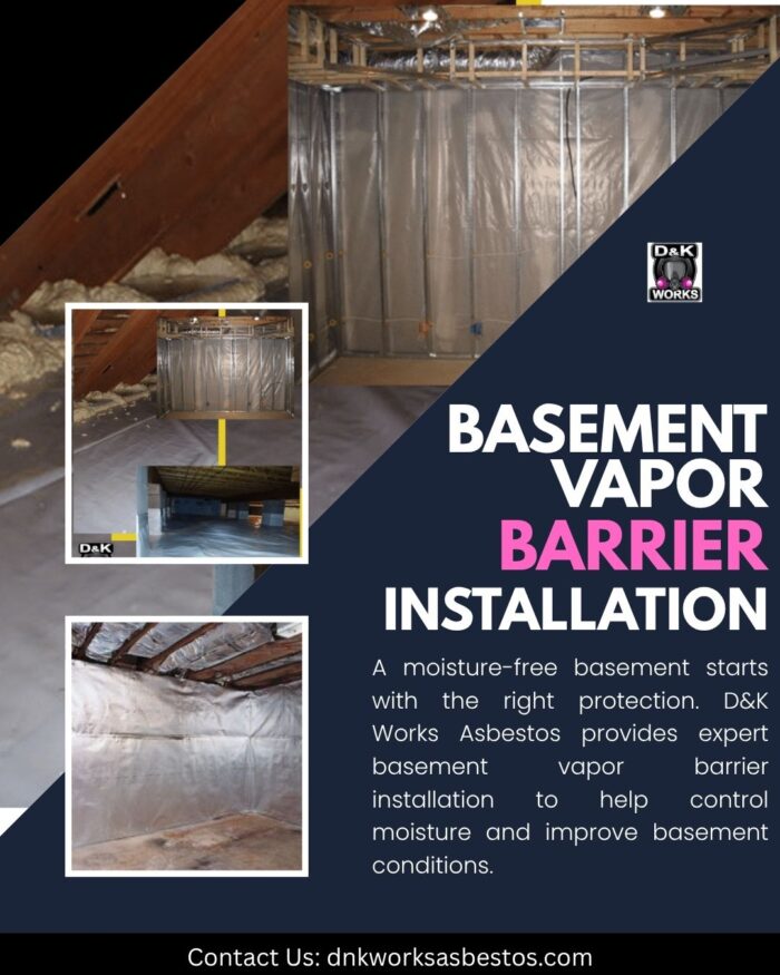 Affordable Basement Vapor Barrier Installation
