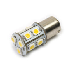 LED Lamp 12V, 2,2W, BA15S, Warmwit, rond, dimbaar