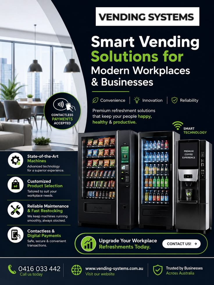 Smart Vending Machines for Offices & Businesses | Snacks, Drinks & Coffee Solutions