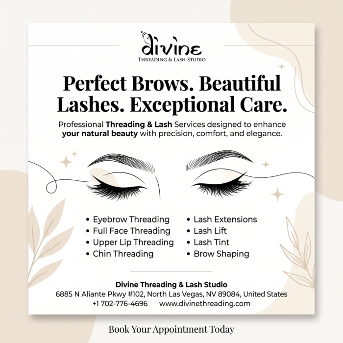 Perfect Brows & Beautiful Lashes with Divine Threading