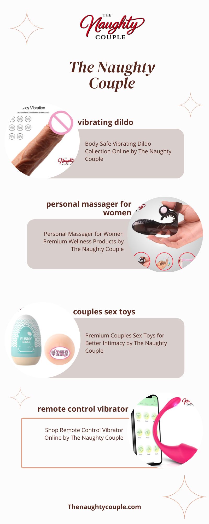 Best Vibrator for Women Premium Wellness Collection by The Naughty Couple