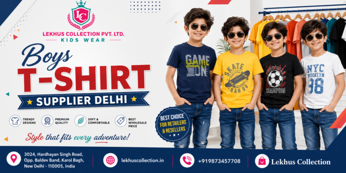 Boys T Shirt Supplier Delhi Lekhus Collection