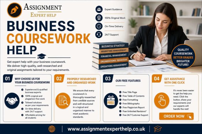 Expert Business Coursework Help for Academic Excellence