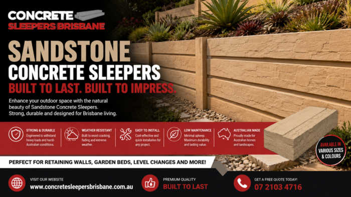 How to Choose Between Sandstone Concrete Sleepers and Plain Grey Concrete Sleepers