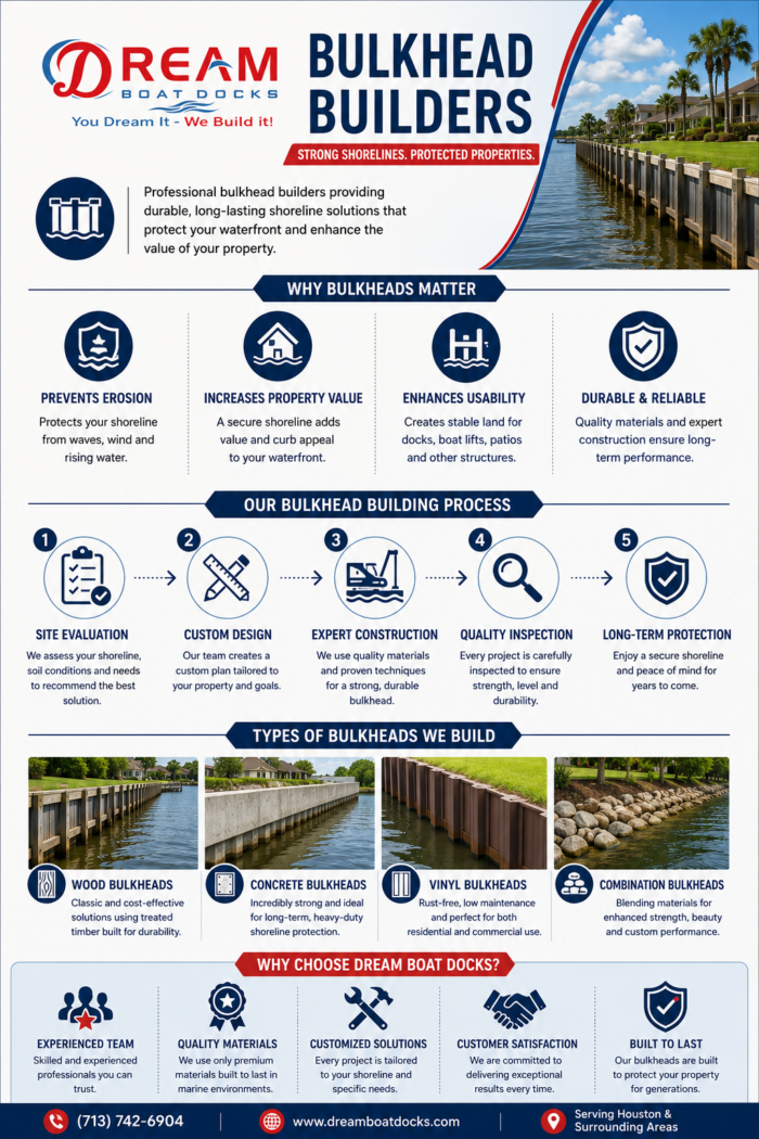Professional Bulkhead Builders for Reliable Shoreline Protection