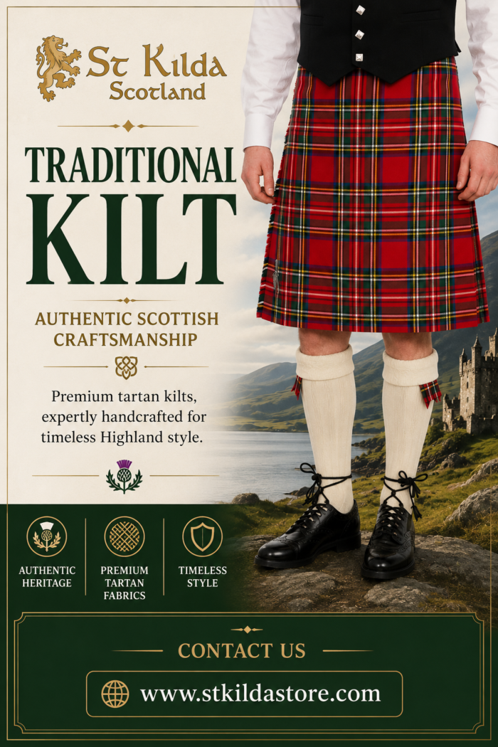 Traditional Kilt – Authentic Scottish Craftsmanship
