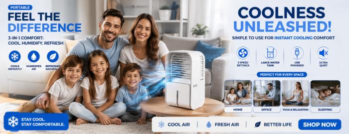 FrostCooler Portable AC >>https://www.facebook.com/frostcoolerportableacreview/