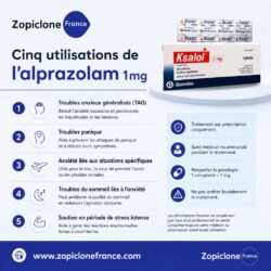 Cinq utilisations de l’alprazolam 1mg