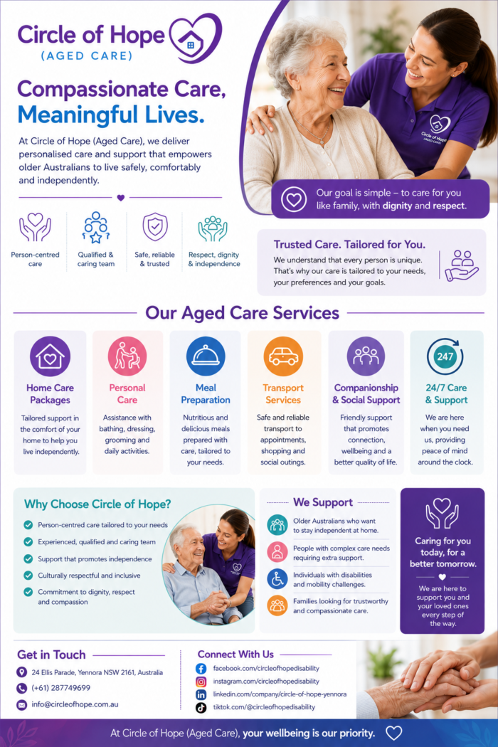 Circle of Hope (Aged Care) | Compassionate Home & Aged Care Services