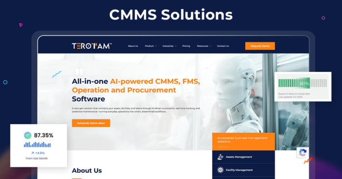 AI-powered CMMS, FMS, Operation and Procurement