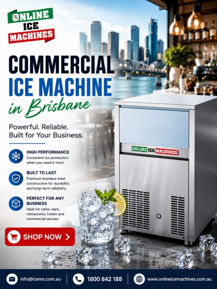 Commercial Ice Machine in Brisbane | Reliable Ice Solutions for Your Business