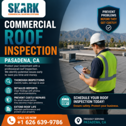 Schedule Your Commercial Roof Inspection in Pasadena, CA