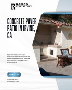Concrete Paver Patio in Irvine, CA