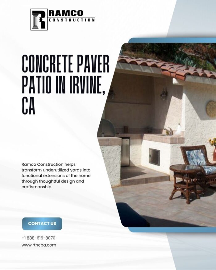 Concrete Paver Patio in Irvine, CA