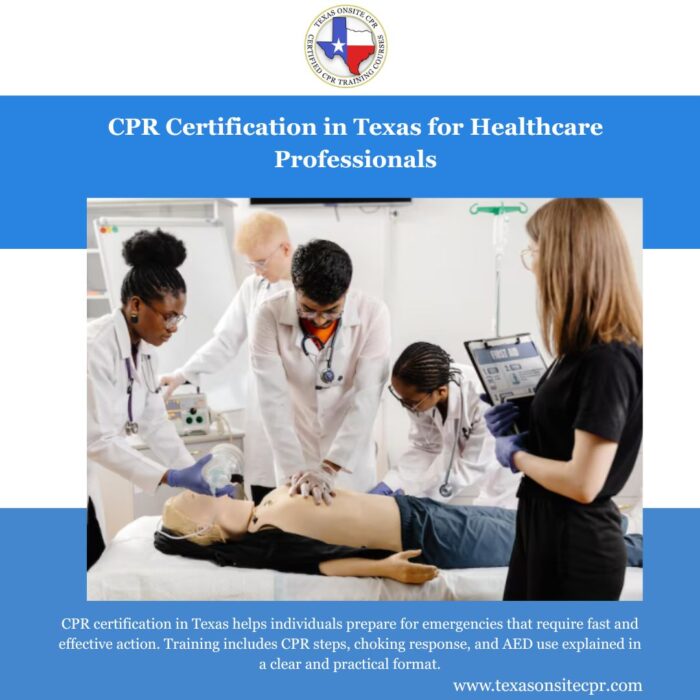 CPR Certification in Texas for Healthcare Professionals