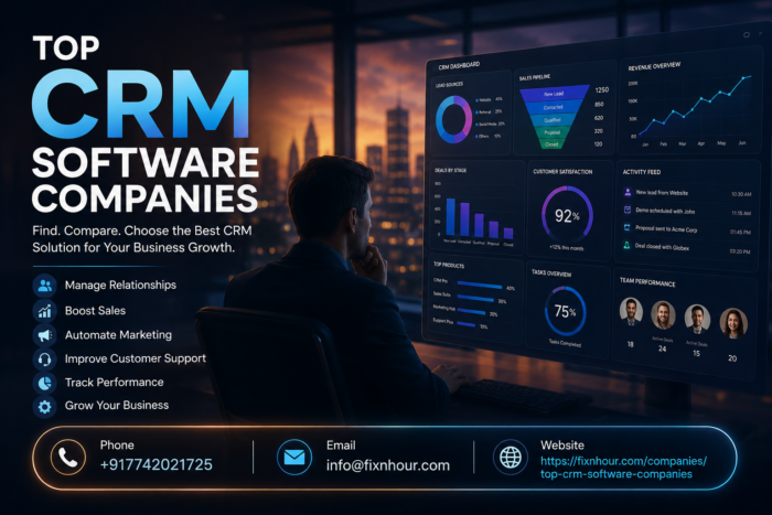 Top CRM Software Companies | Compare Trusted CRM Solutions Today