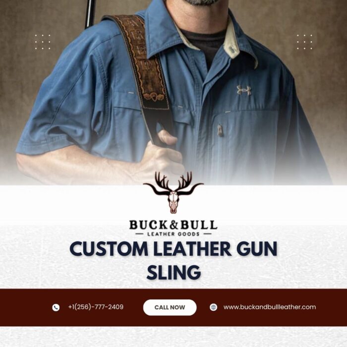 Custom Leather Gun Sling