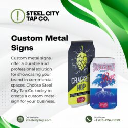 Premium Custom Metal Signs for Commercial Spaces