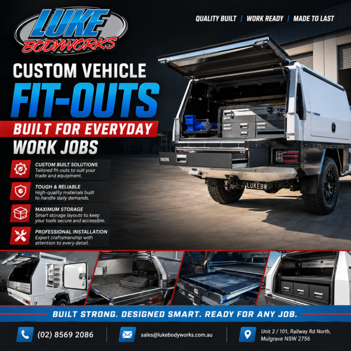 Custom Vehicle Fit-Outs Built for Everyday Work Jobs