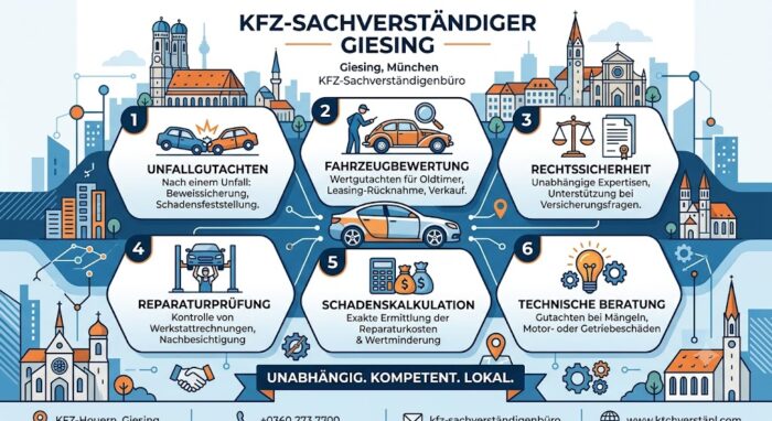 Autokauf absichern: Ihr Kfz-Sachverständiger Giesing schaut genau hin