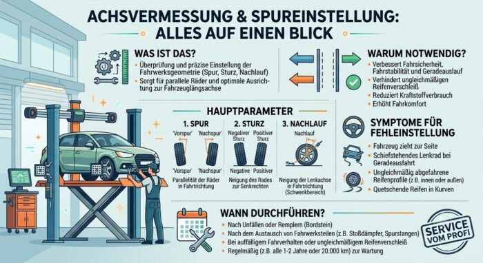 Achsvermessung – Präzision für Ihr Fahrzeug