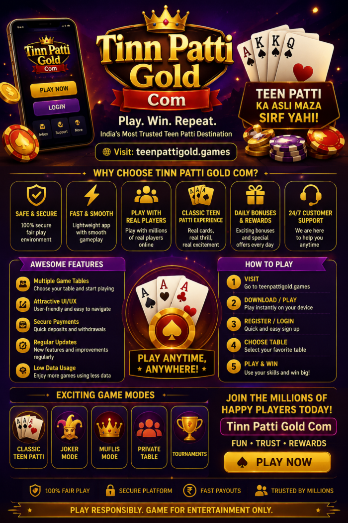 Explore Exciting Features with Tinn Patti Gold Com