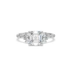 Stunning Bold Engagement Ring Hidden Halo Designs