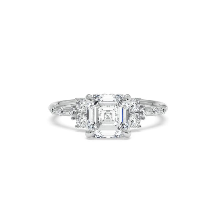 Stunning Bold Engagement Ring Hidden Halo Designs