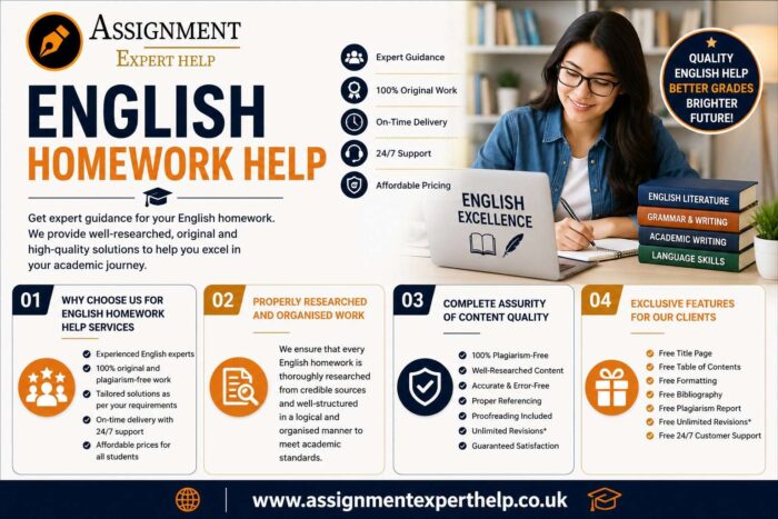 English Homework Help – Expert Support for Better Academic Results