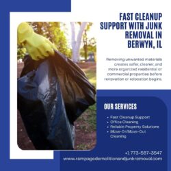 Fast Cleanup Support with Junk Removal in Berwyn, IL