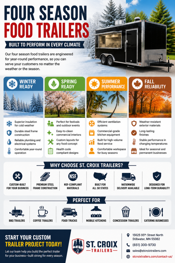 Four Season Food Trailers Built for Year-Round Success