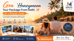 Goa Honeymoon Tour Package from Delhi for a Romantic Escape