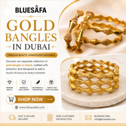 Blue Safa Offers Elegant Gold Bangles in Dubai Online