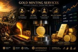How Do Gold Minting Services Produce Certified Gold Bars and Coins?