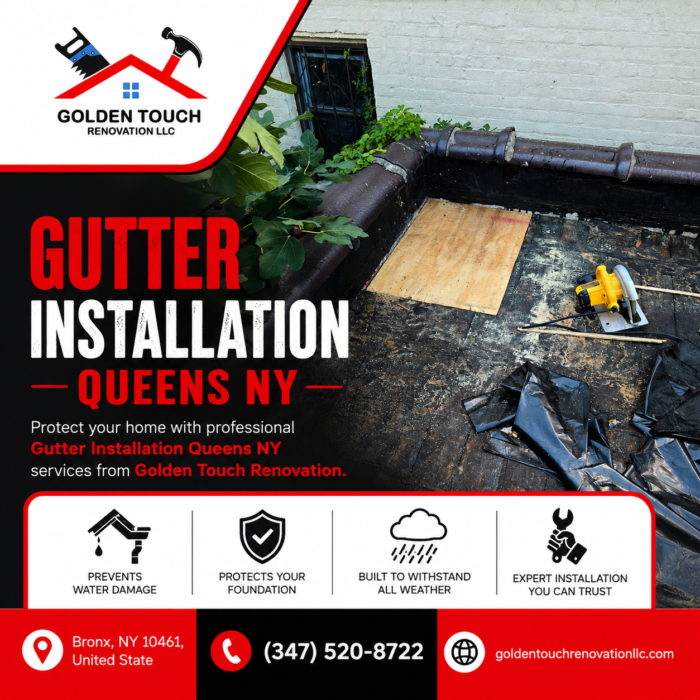 Gutter Installation Queens NY |Golden Touch Renovation