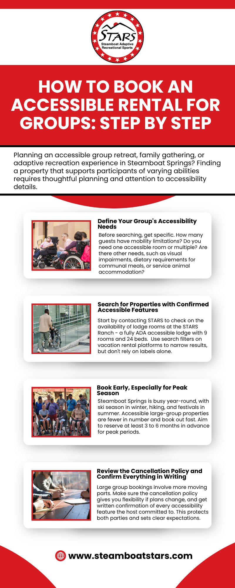 How to Book an Accessible Rental for Groups Step by Step