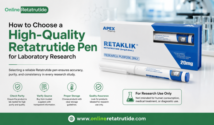 How to Choose a High-Quality Retatrutide Pen for Laboratory Research
