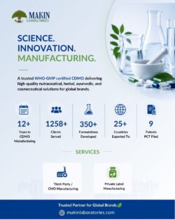 Nutraceutical Third Party Manufacturer | WHO-GMP | Makin Labs