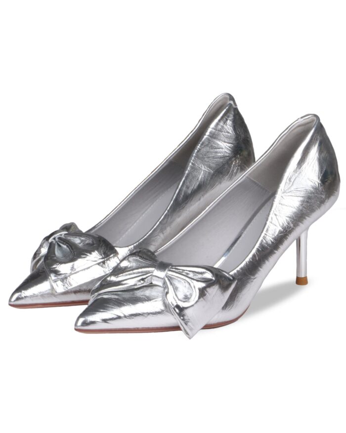 Shop Metallic Bow Party Heels for Women Online in India
