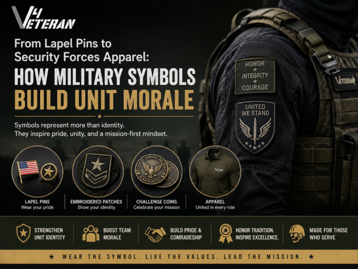 From Lapel Pins to Security Forces Apparel: How Military Symbols Build Unit Morale