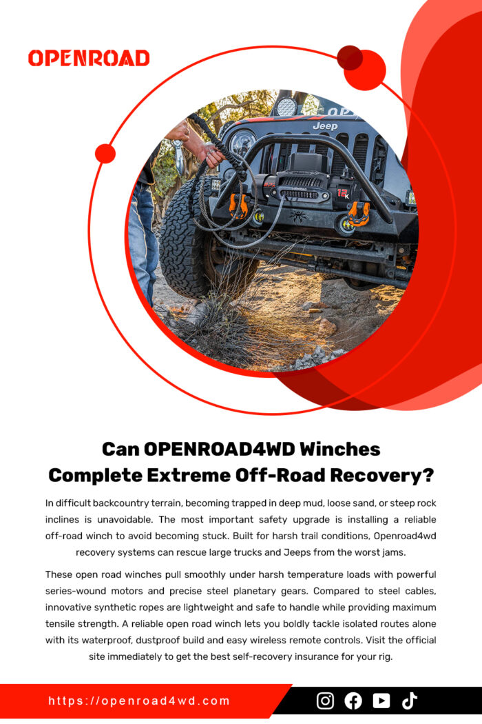 Can OPENROAD4WD Winches Complete Extreme Off-Road Recovery?