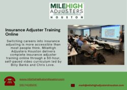 Insurance Adjuster Training Online