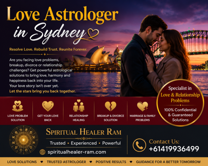 Love Astrologer in Sydney – Trusted Relationship Guidance by Astrologer Ram Guru Ji