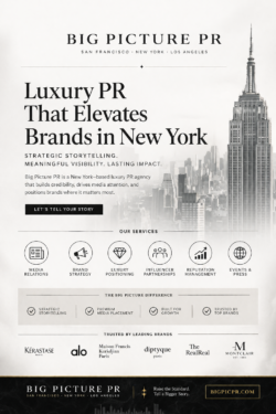Luxury Brand PR Agency New York | Big Picture PR