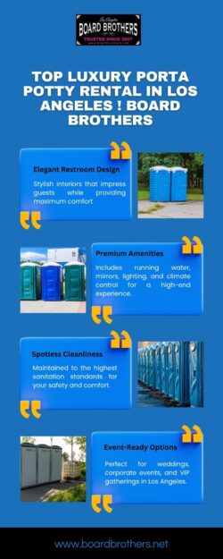 Why Luxury Porta Potty Rental Is a Must for Premium Outdoor Events