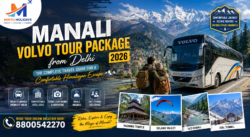 Manali Volvo Tour Package from Delhi for a Scenic Mountain Trip