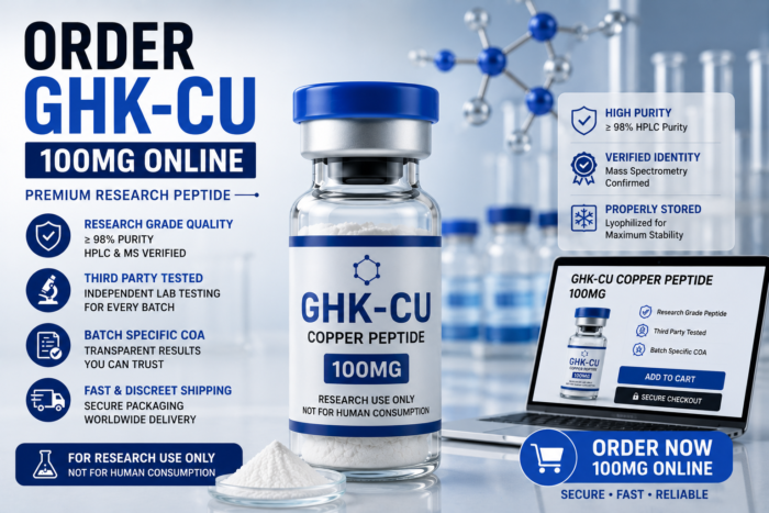 Order GHK-Cu Online | Research Grade GHK-Cu Peptide
