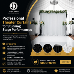Professional Theater Curtains for Stunning Stage Performances
