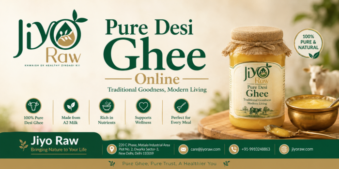 Pure Desi Ghee Online Premium Quality Ghee by Jiyo Raw