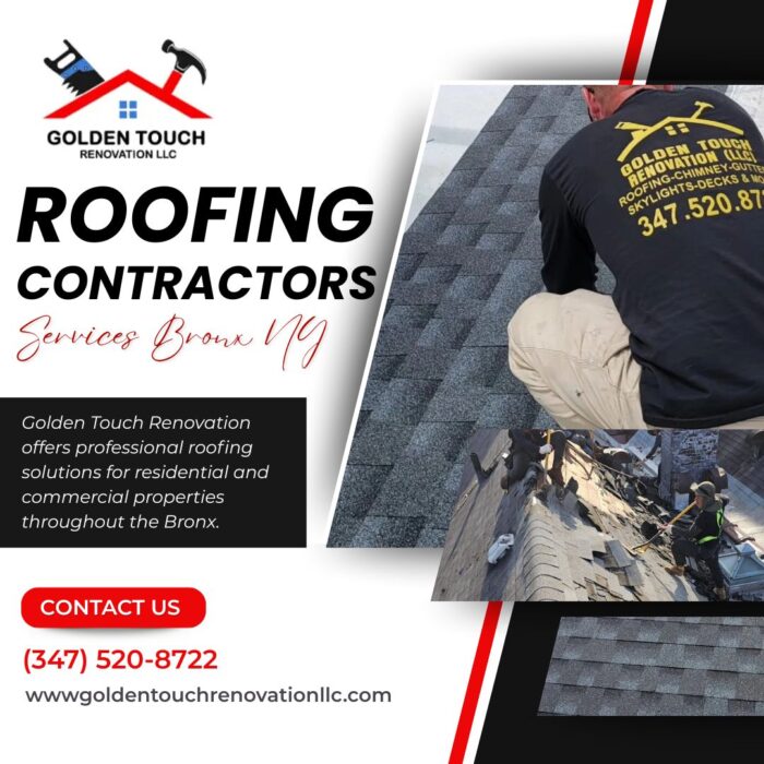 Roofing Contractors Services Bronx NY | Golden Touch Renovation